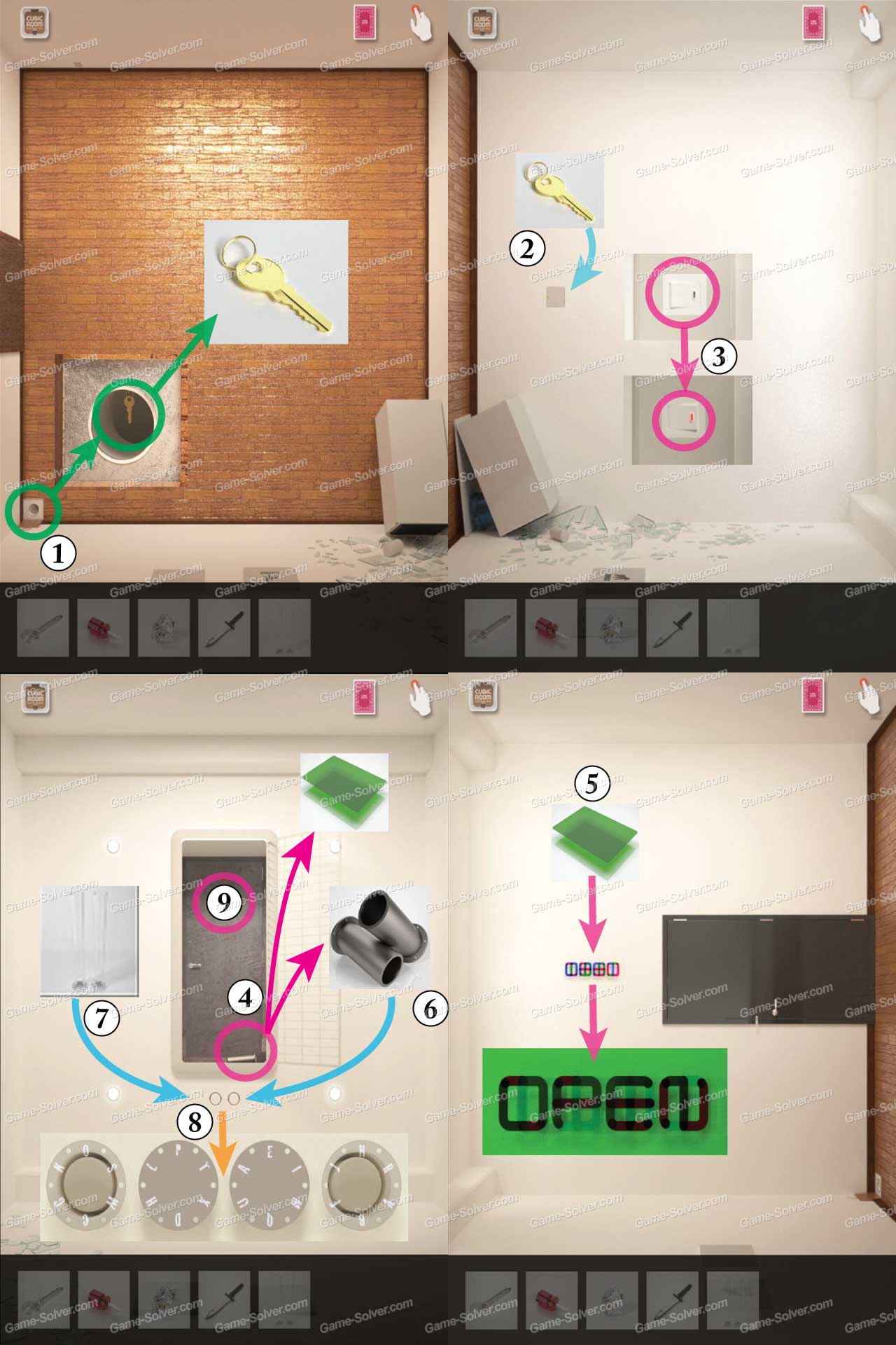 Cubic Room 2 Walkthrough Game Solver