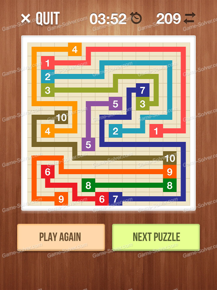 Number Link Wider Horizons Level 48 • Game Solver