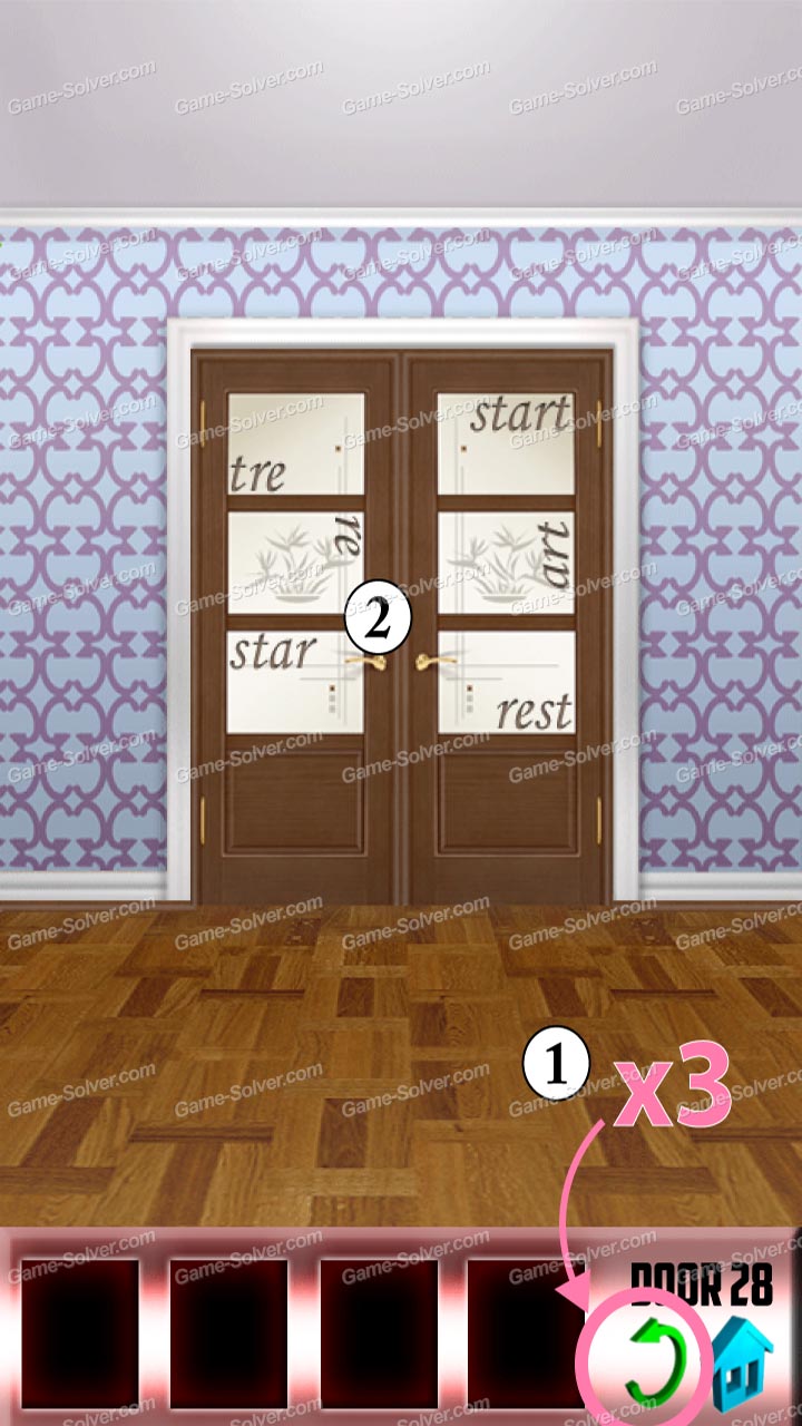 10 уровень игры двери