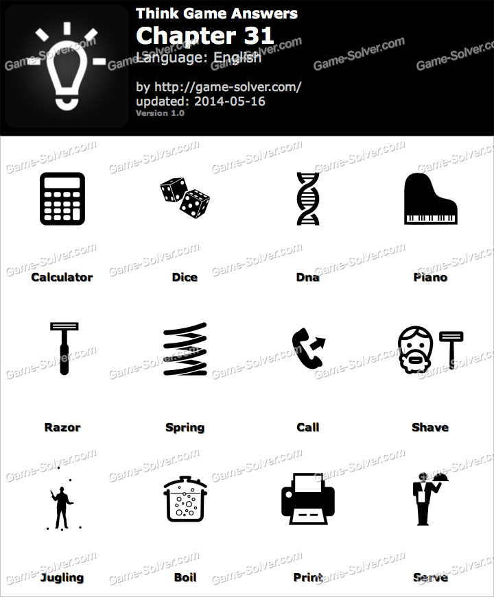Think Chapter 31 • Game Solver