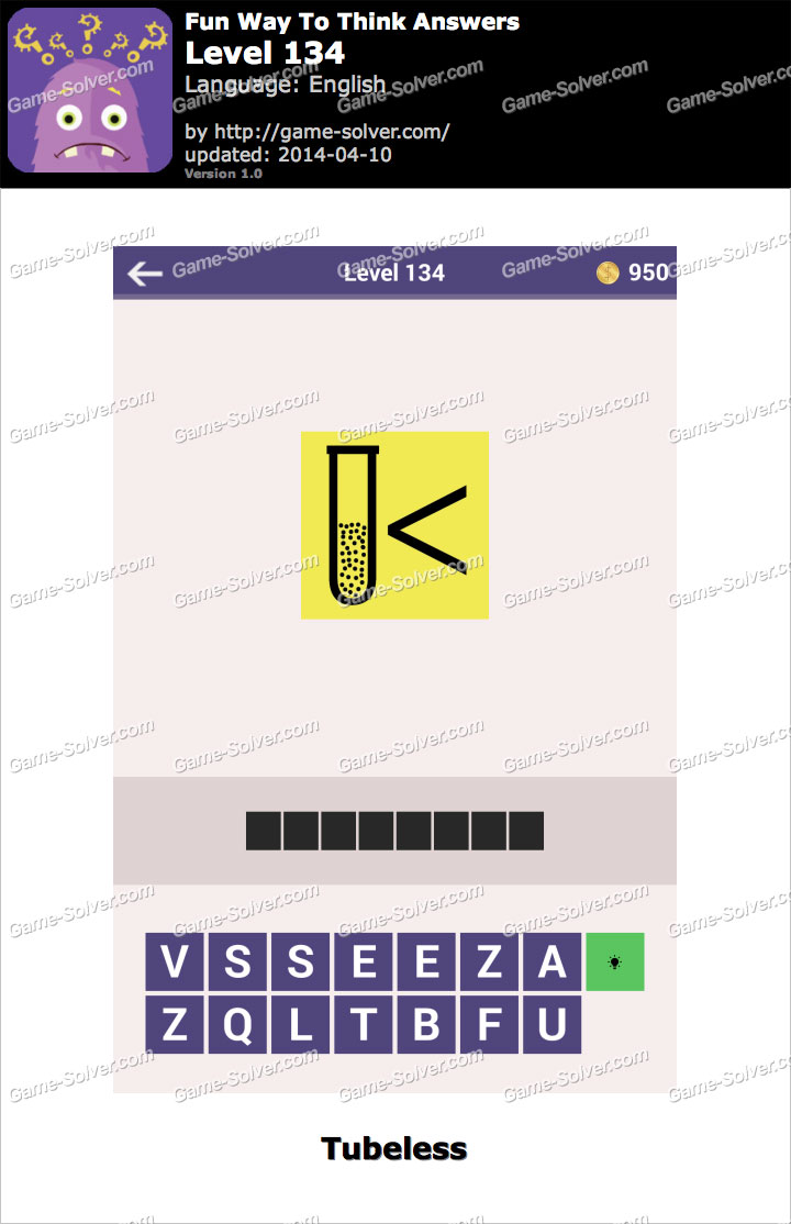 Fun Way To Think Level 134 • Game Solver