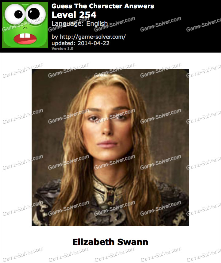 Guess the Character Level 254 • Game Solver