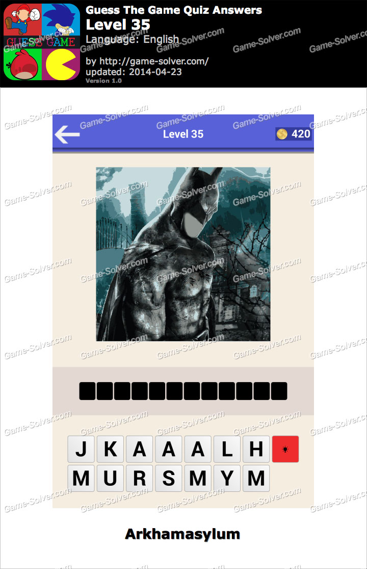 Guess The Game Quiz Level 35 • Game Solver