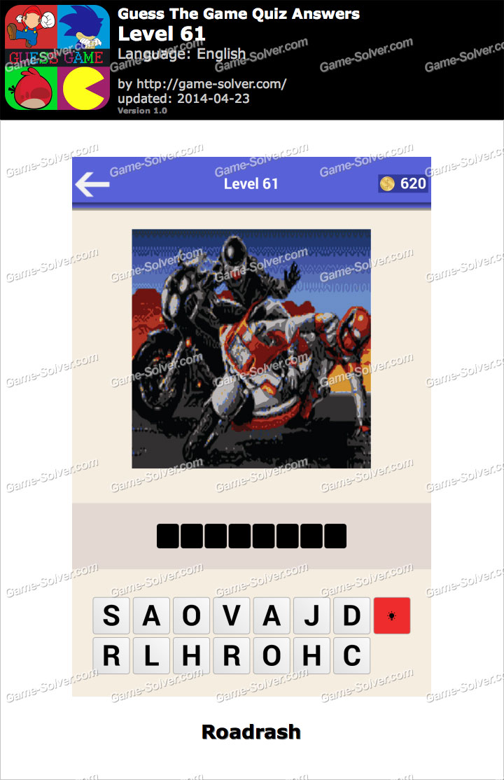 Guess the game quiz level 61 game solver