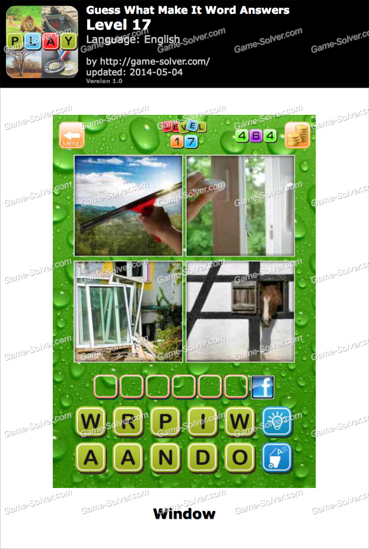 Guess What Make It Word Level 17 • Game Solver