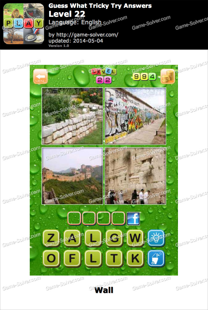Guess What Tricky Try Level 22 • Game Solver