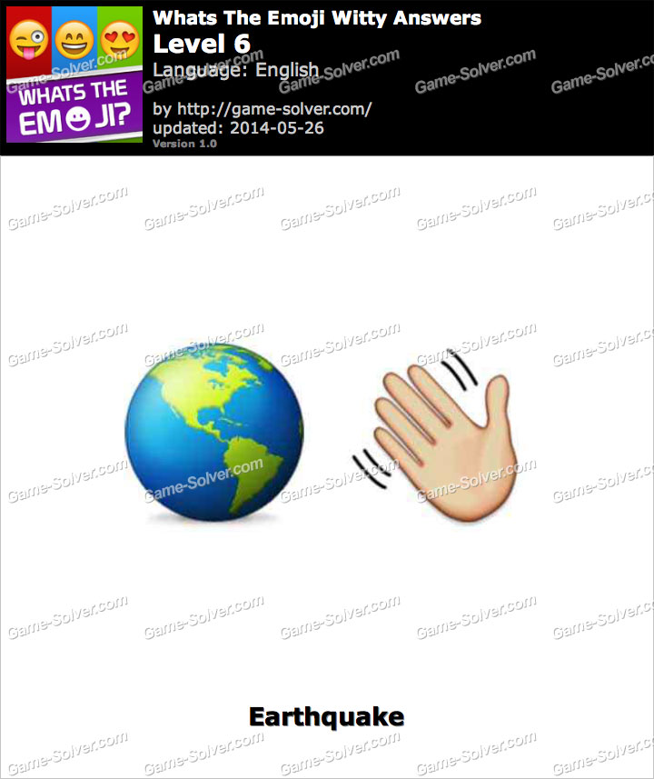 Whats The Emoji Witty Level 6 Game Solver