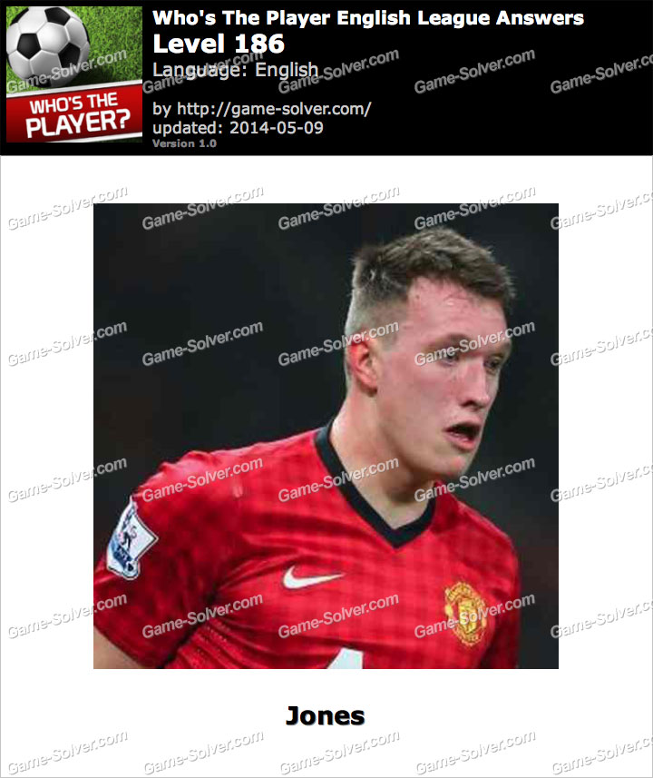 Who's The Player English League Level 186 • Game Solver