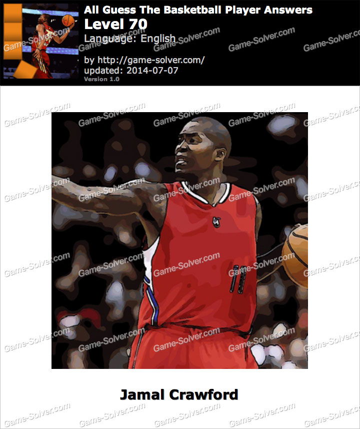 All Guess The Basketball Player Level 70 Game Solver