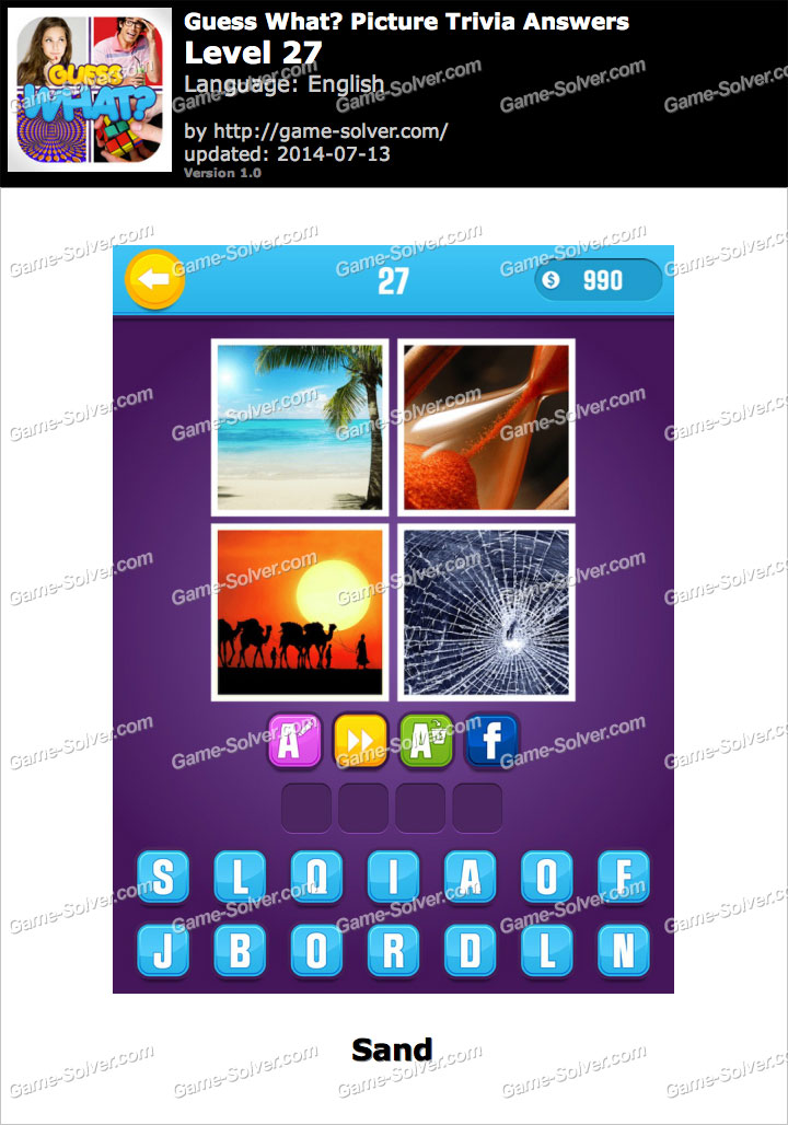 Guess What Picture Trivia Level 27 • Game Solver