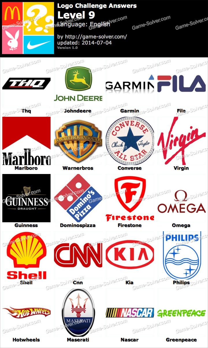 Logo Challenge Level 9 Game Solver