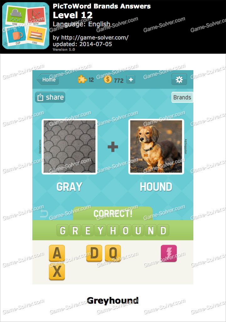 PicToWord Brands Level 12 - Game Solver PicToWord Brands Level 12 - Game Solver