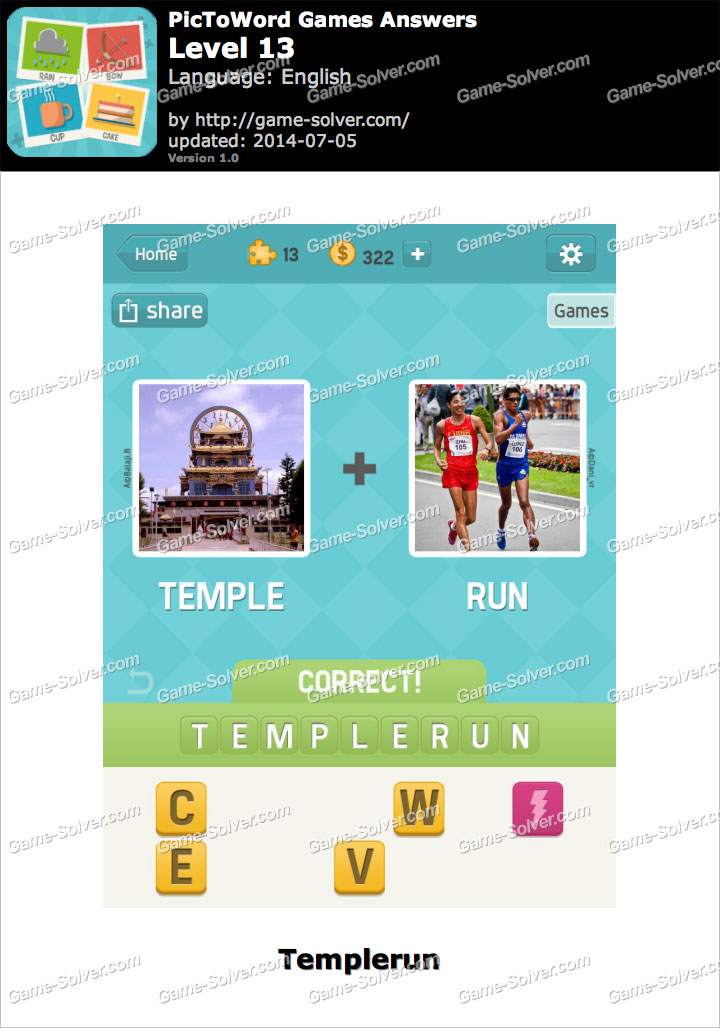 PicToWord Games Level 13 - Game Solver PicToWord Games Level 13 - Game Solver
