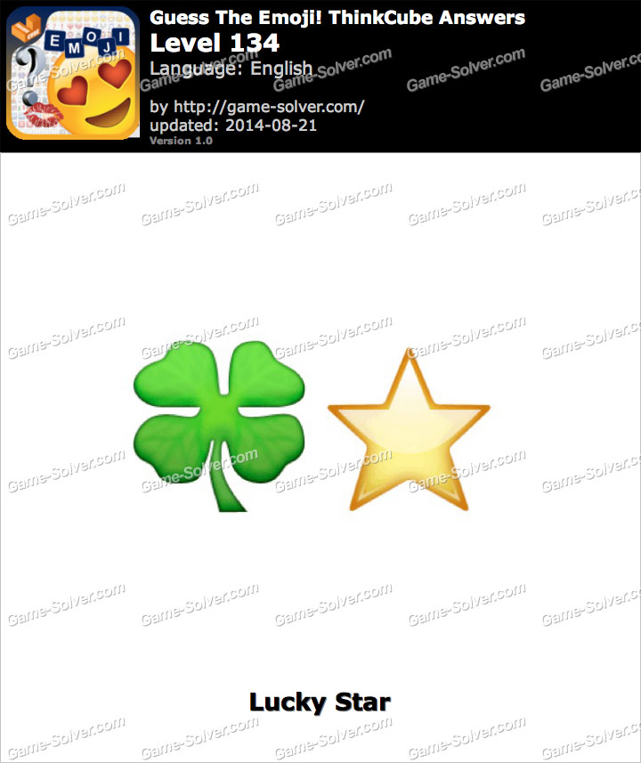 Guess The Emoji Thinkcube Level 134 Game Solver Guess The Emoji Thinkcube Level 134 Game Solver