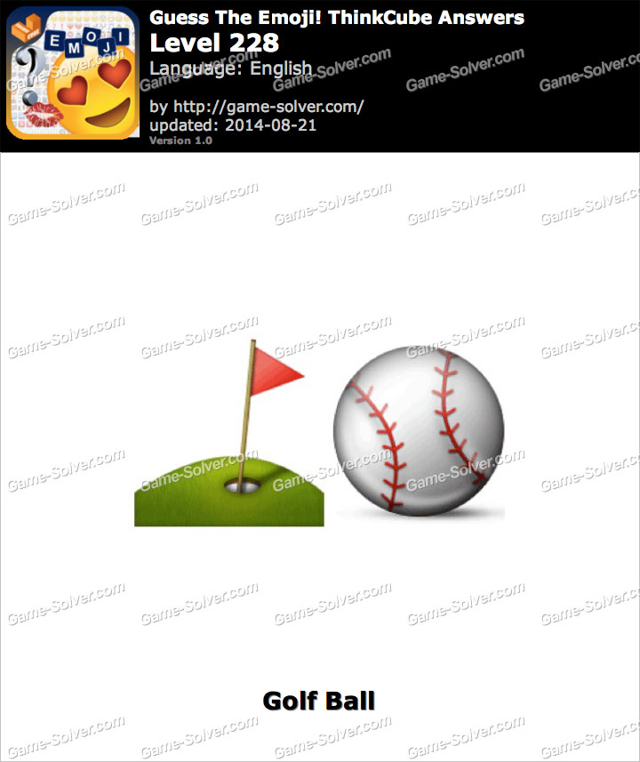 Guess The Emoji Thinkcube Level 228 Game Solver