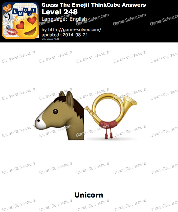 Guess The Emoji Thinkcube Level 248 Game Solver