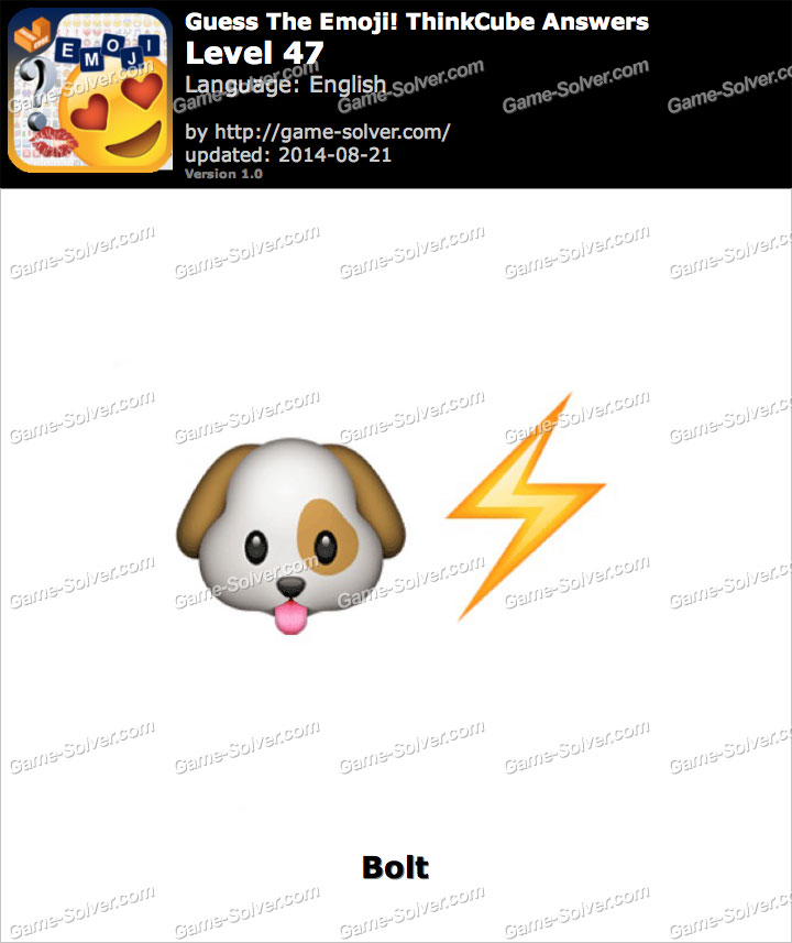 Guess The Emoji Thinkcube Level 47 Game Solver