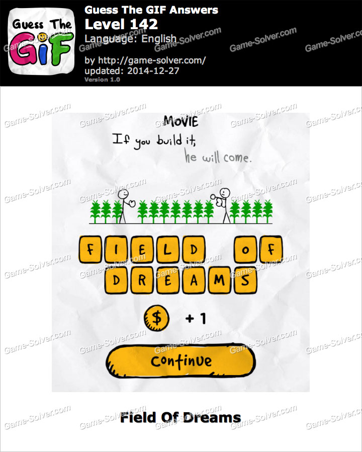 Guess The GIF Level 142 • Game Solver
