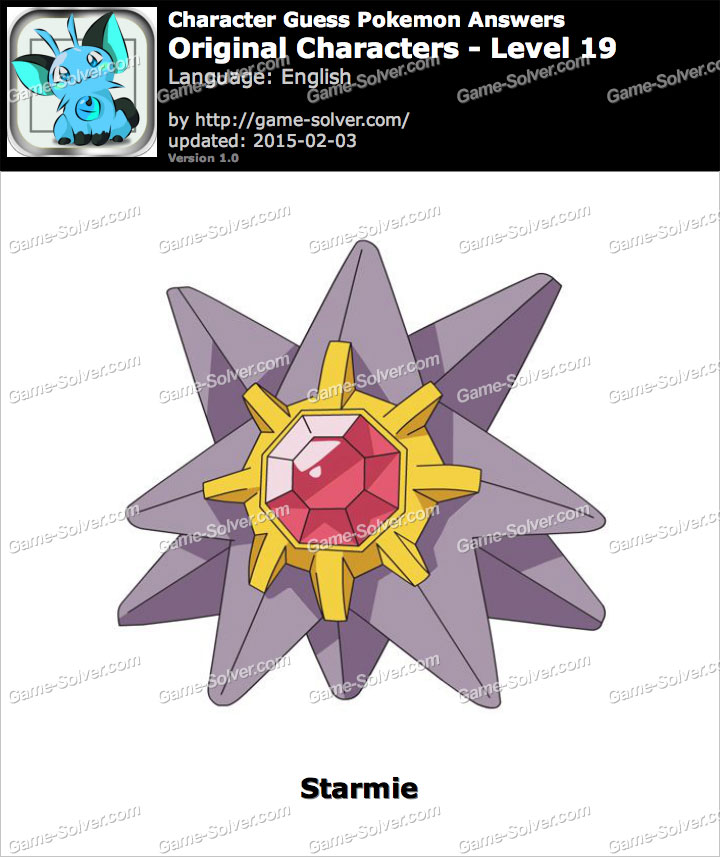 Original Character Level 19 Game Solver Original Character Level 19 Game Solver