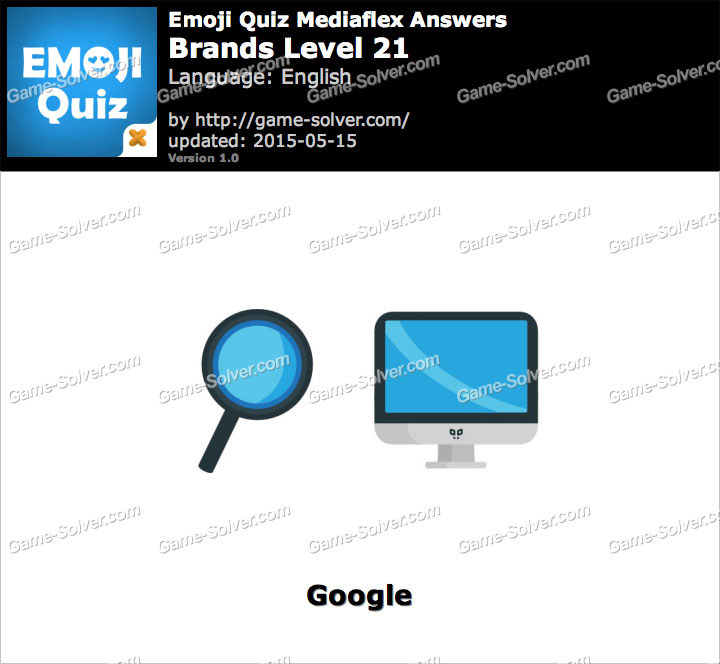 Emoji Quiz Brands Level 21 Game Solver Emoji Quiz Brands Level 21 Game Solver