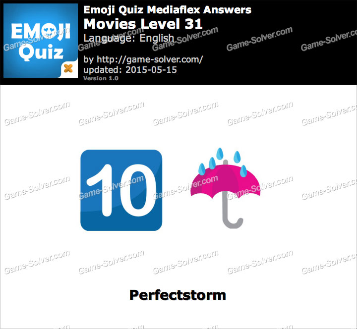 Emoji Quiz Movies Level 31 • Game Solver