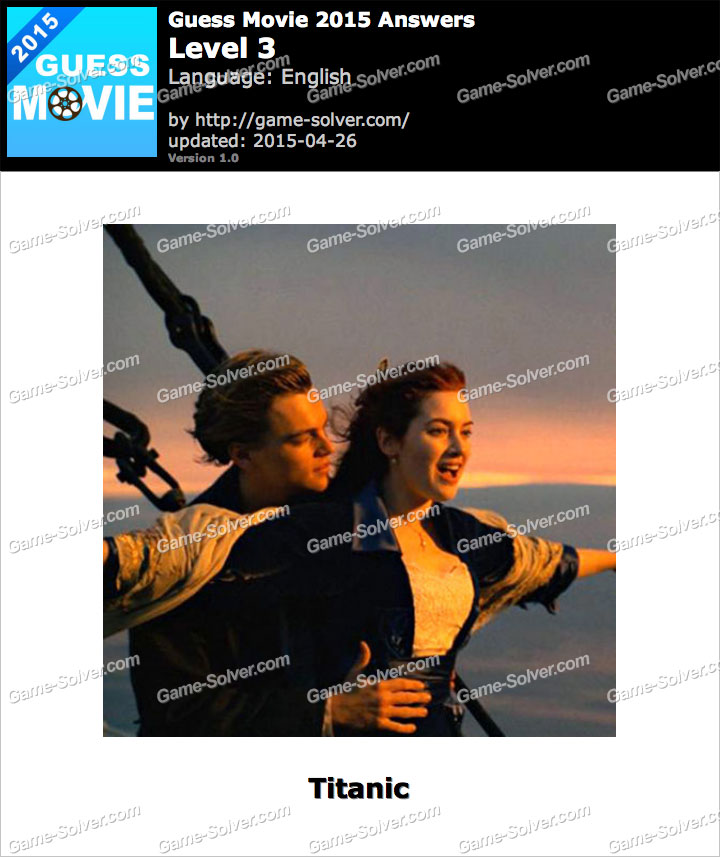 Guess Movie 2015 Level 3 Game Solver Guess Movie 2015 Level 3 Game Solver