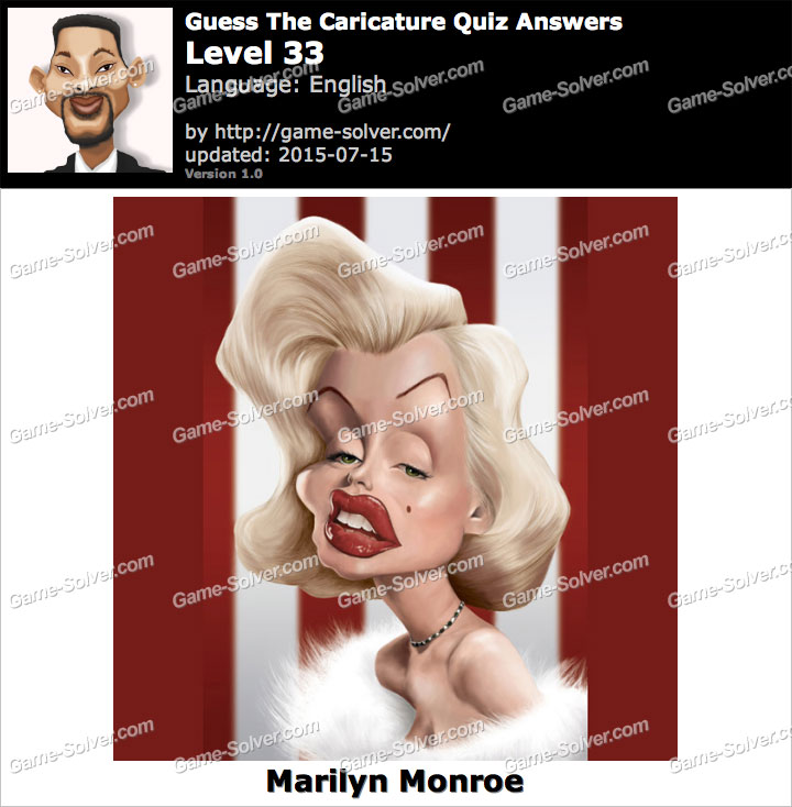 Guess The Caricature Quiz Level 33 Game Solver Guess The Caricature Quiz Level 33 Game Solver