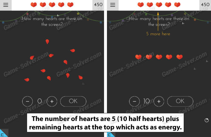 on tricky test hearts 2 screen Game  Brain 2 Solver Test Genius  Level Tricky 86