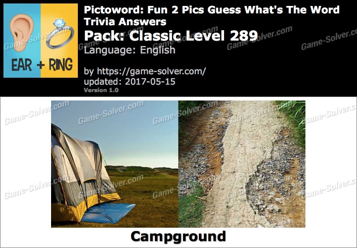 Pictoword Fun 2 Pics Classic Level 289 Answers - Game Solver