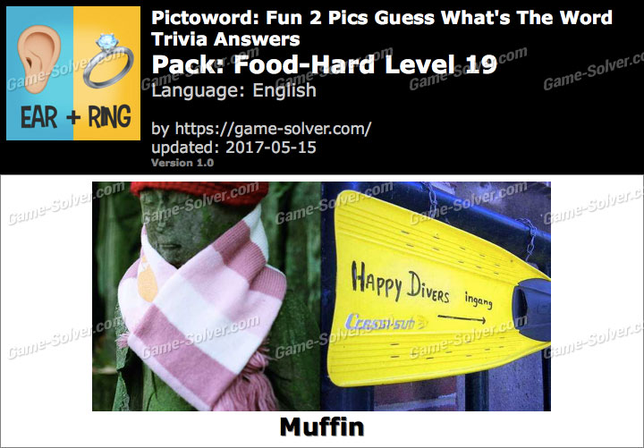 Pictoword Fun 2 Pics Food-Hard Level 19 Answers - Game Solver