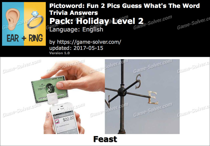 Pictoword Fun 2 Pics Holiday Level 2 Answers - Game Solver Pictoword Fun 2 Pics Holiday Level 2 Answers - Game Solver