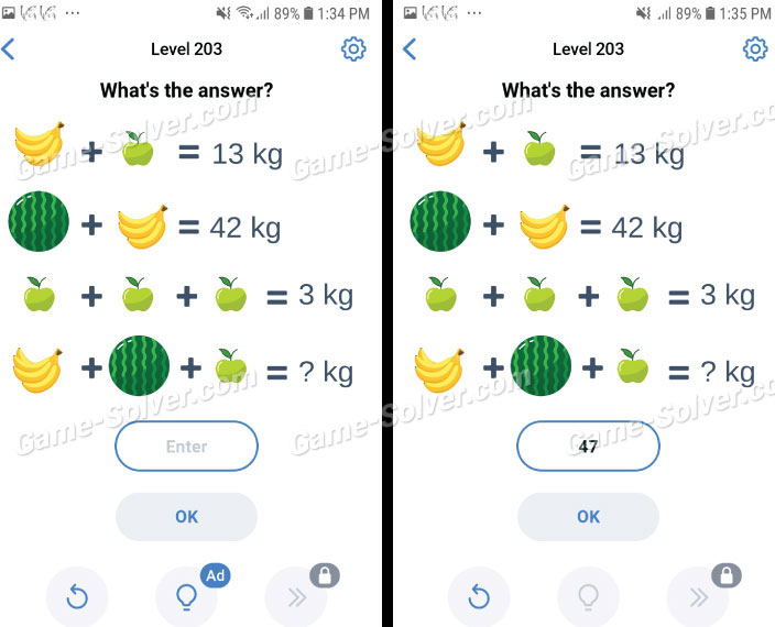 Easy Game Level 203 What's the answer? • Game Solver