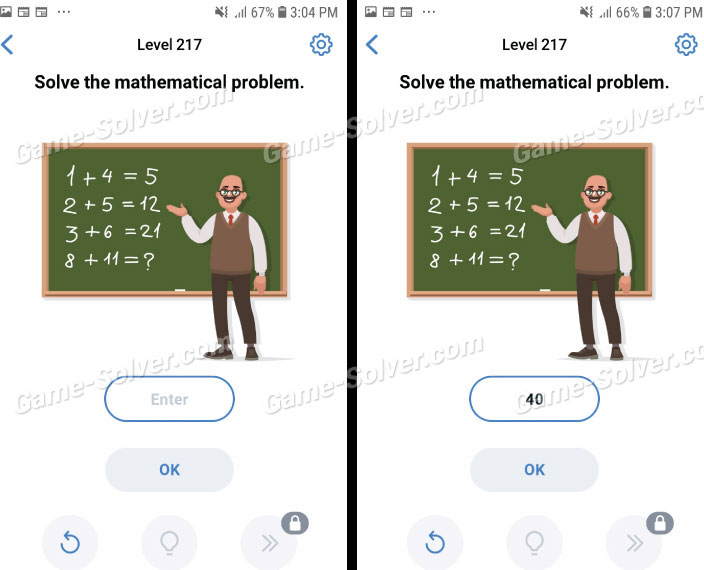 Easy Game Level 217 Solve The Mathematical Problem • Game Solver